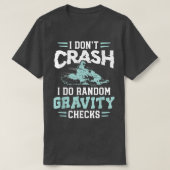 Motor Sled Snowmobile Snowmobiler Gravity Check Sn Tシャツ (デザイン正面)