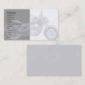 Motorbikeプロファイルカード 名刺 (正面/裏面)