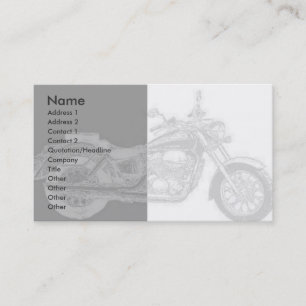 Motorbikeプロファイルカード 名刺
