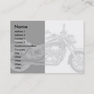 Motorbikeプロファイルカード 名刺