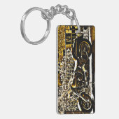 Motorbike in Ancient Valbonne France  キーホルダー (正面左)