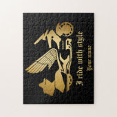 Motorbike motorcycle biker goldwing ジグソーパズル (縦)