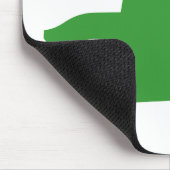 Motorbikerの緑の印 マウスパッド (コーナー)