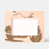 Motorcycle レーザー彫刻フレーム (正面)