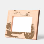 Motorcycle レーザー彫刻フレーム (左)