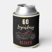 Motorcycle 60th & Legendary Birthday Biker Party 缶クーラー (缶正面)