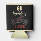 Motorcycle 60th & Legendary Birthday Biker Party 缶クーラー (裏面)