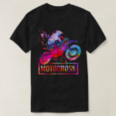 Motorcycle and Motocross  Tシャツ (デザイン正面)