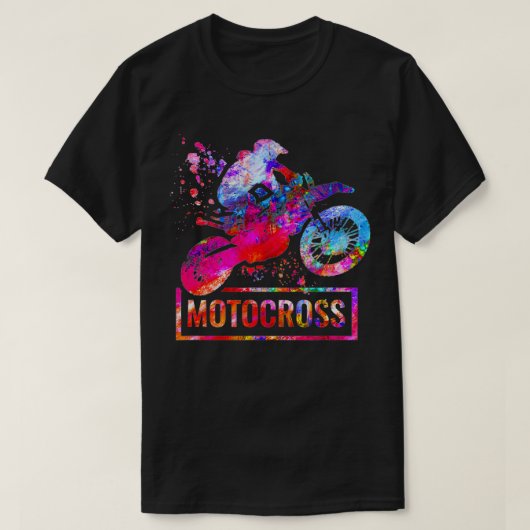 Motorcycle and Motocross  Tシャツ (デザイン正面)