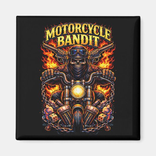 Motorcycle Bandit マグネット (正面)