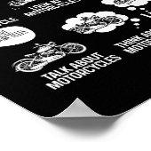Motorcycle Biker Rider Things I Do In My Spare ポスター (角)