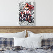 Motorcycle Canvas Print キャンバスプリント (インサイチュ (寝室))