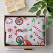 Motorcycle Christmas Holiday Gift 薄葉紙 (ギフト)