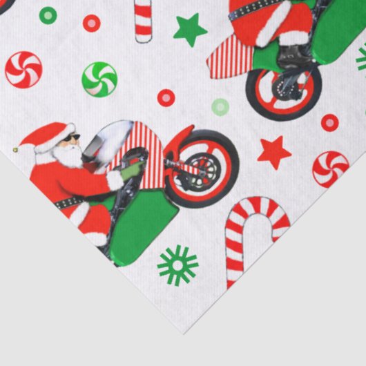 Motorcycle Christmas Holiday Gift 薄葉紙 (詳細)