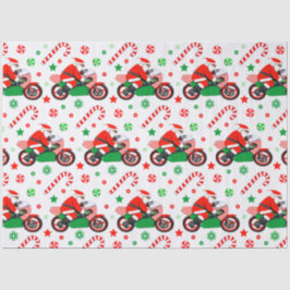 Motorcycle Christmas Holiday Gift 薄葉紙