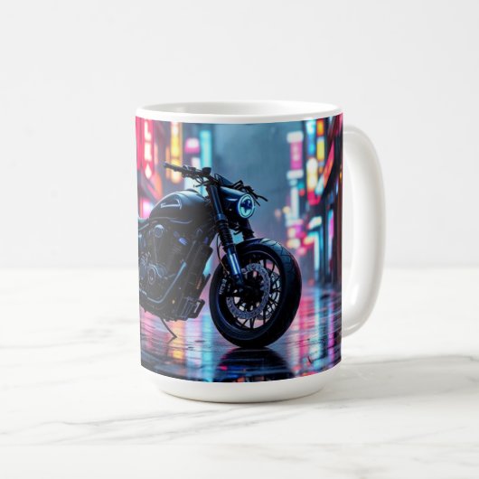Motorcycle City コーヒーマグカップ (正面右)