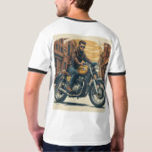 motorcycle design tシャツ (裏面)