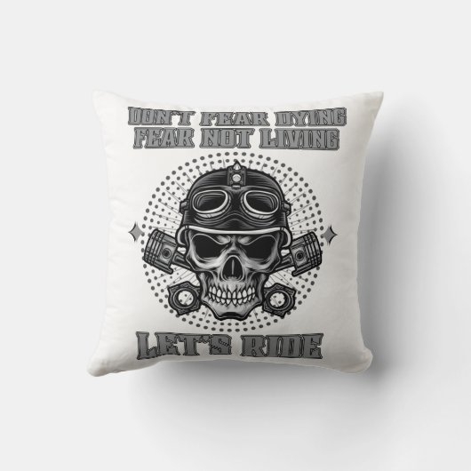 Motorcycle Design T-shirts クッション (裏面)