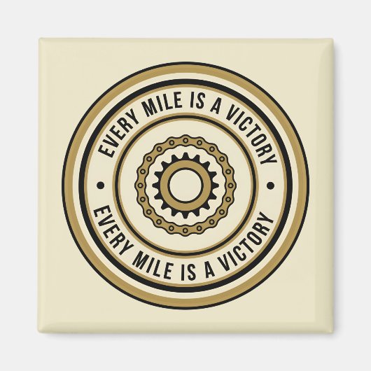 Motorcycle Distance Achievement Style マグネット (正面)