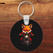 Motorcycle Foxes  キーホルダー (正面)