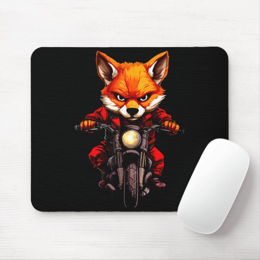 Motorcycle Foxes  マウスパッド (マウス)