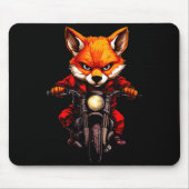Motorcycle Foxes  マウスパッド (正面)