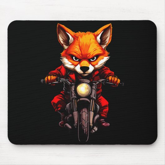 Motorcycle Foxes  マウスパッド (正面)