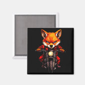 Motorcycle Foxes  マグネット (正面/裏面)