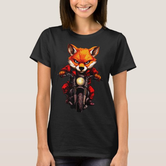 Motorcycle Foxes  Tシャツ (正面)