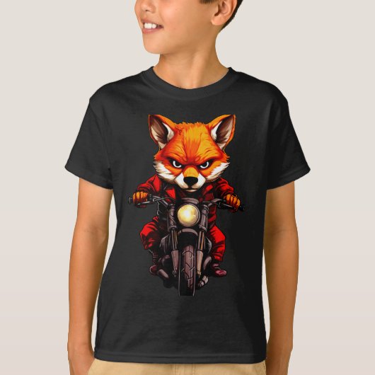 Motorcycle Foxes  Tシャツ (正面)