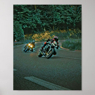 Motorcycle gift ポスター