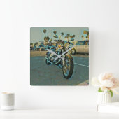 Motorcycle gifts スクエア壁時計 (ホーム)