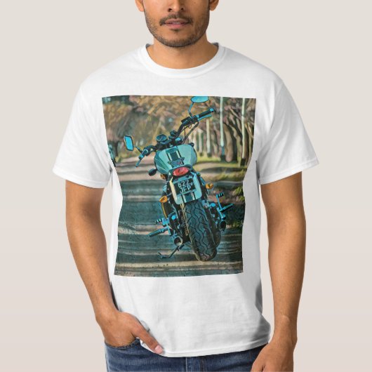 motorcycle gifts for boyfriend tシャツ (正面)