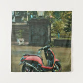 motorcycle gifts for him タペストリー (正面)