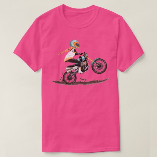 Motorcycle Girl Tシャツ (デザイン正面)