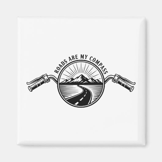 Motorcycle Horizon Adventure      マグネット (正面)