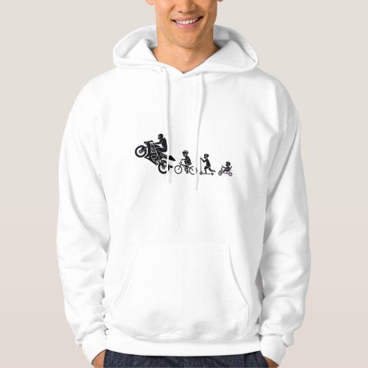 Motorcycle Life Evolution Hoodie パーカ (正面)