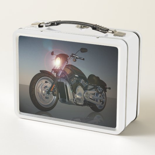 Motorcycle Lunchbox メタルランチボックス (裏面)