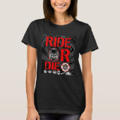 Motorcycle  Men  Plus Size Womens Summer Tシャツ (正面)