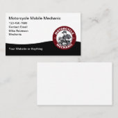 Motorcycle Mobile Mechanic Business Card 名刺 (正面/裏面)
