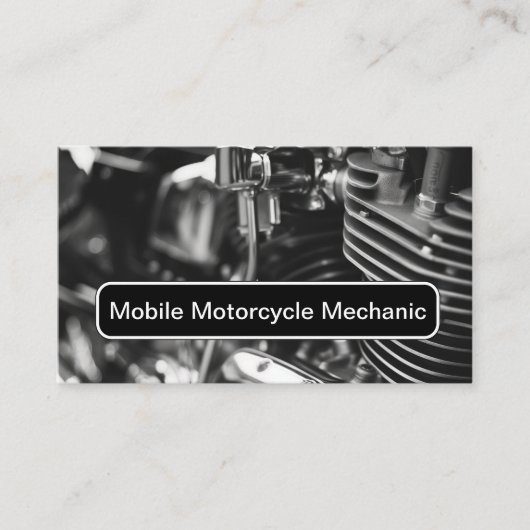 Motorcycle Mobile Mechanic Service 名刺 (正面)