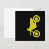 Motorcycle Motocycle Motocross Dirt Bike Motorbike 招待状 (正面/裏面)