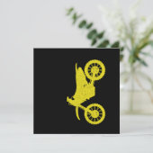 Motorcycle Motocycle Motocross Dirt Bike Motorbike 招待状 (スタンド正面)