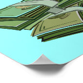 Motorcycle Racing Funny Poster Sign ポスター (角)