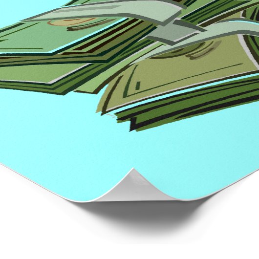 Motorcycle Racing Funny Poster Sign ポスター (角)