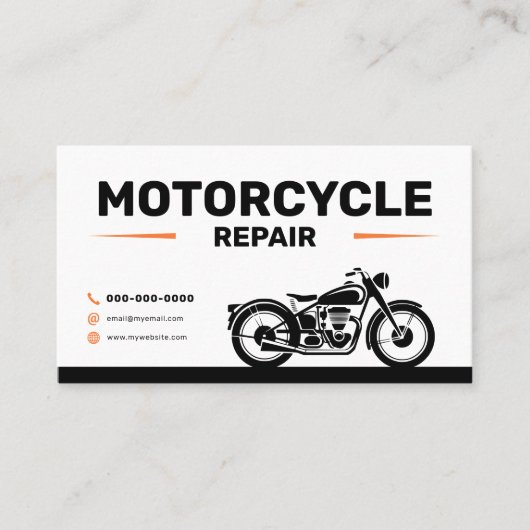 Motorcycle Repair Services 名刺 (正面)