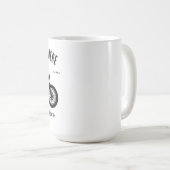 Motorcycle Ride Speed and Freedom Design コーヒーマグカップ (正面右)