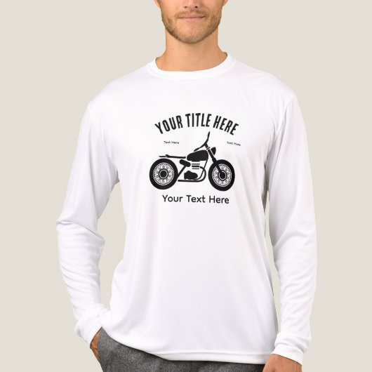 Motorcycle Ride Speed and Freedom Design トライブレンドＴシャツ (正面)