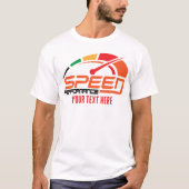 Motorcycle Ride Speed and Freedom Design Tシャツ (正面)