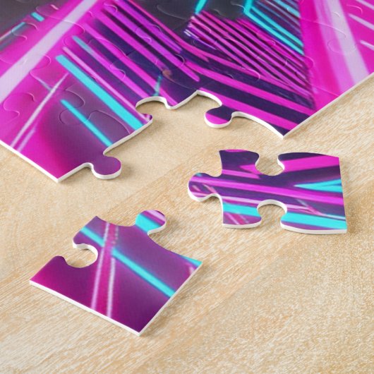 Motorcycle Riding Dragon ジグソーパズル (側面)